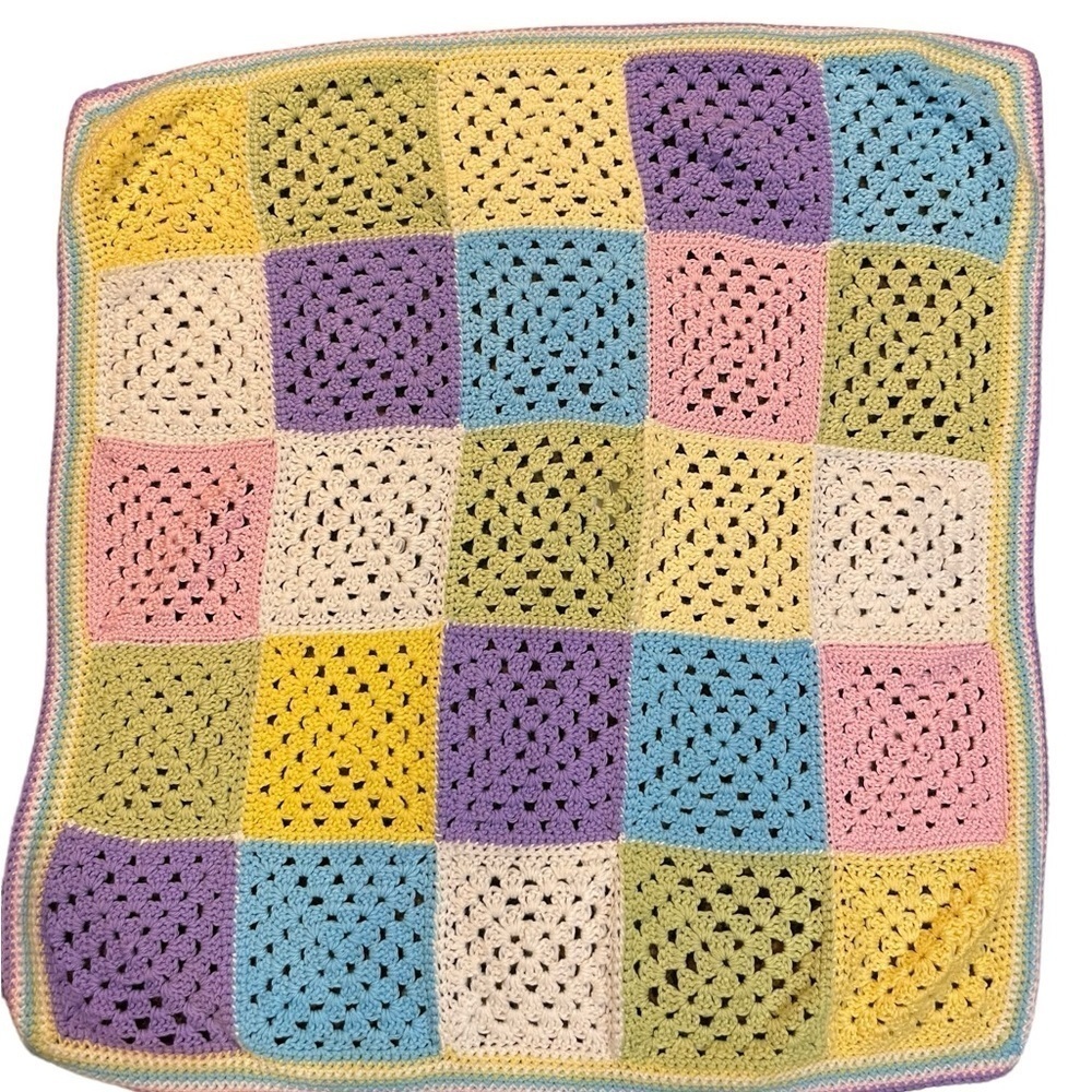 Afghan for infant, baby, toddler or child, unisex, crochet blanket